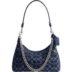 Coach Juliet Shoulder Bag 25 in Signature - Denim/Silver/Deep Blue Multi