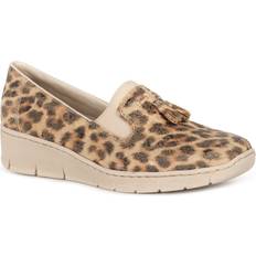 Rieker Loafers Rieker Gleam Tassel Loafers - Nat Leopard