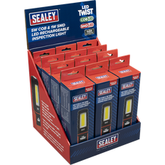 Sealey Led Twist Rechargeable Inspection Light 5W 1W 12 pcs