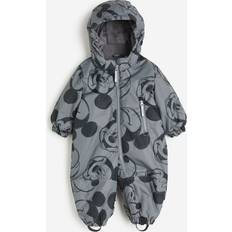 9-12M Snowsuits Children's Clothing H&M Baby Water-Repellent All-in-1 Suit - Grey