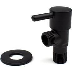Xcel Black Stop Valve For Douche On Off Muslim Shattaf Single Lever Angle Tap Switch