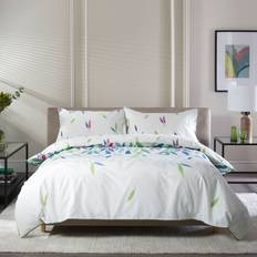 Textiles The Lyndon Company Bamboo Set Multi Duvet Cover White
