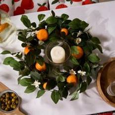 Easter Decorations OHS Orange Wreath Door Dining Table Spring Wall Easter Decoration