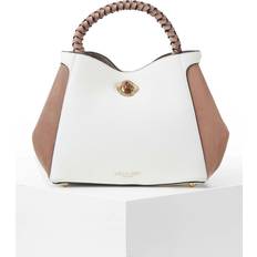 Luella Grey Kate Woven Handle Crossbody - White