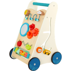 B.Toys Wooden Activity Walker Little Learning Steps