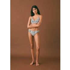 Beige Bikinis Children's Clothing Mango Animal Print Bikini - Beige
