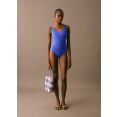 XS Bathing Suits Mango Textured Swimsuit - Navy