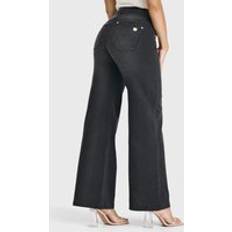 Freddy N.O.W Denim High Waisted Wide Leg Jeans - Black