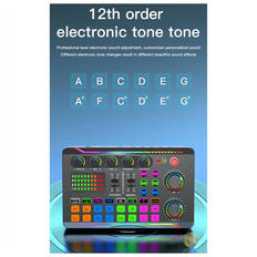 Sans Soucis F998MAX Gaming Audio Mixer Streaming Mixer