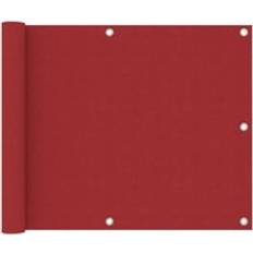 Balcony Protection Berkfield Home Balcony Screen Red 75x400 cm Oxford Fabric