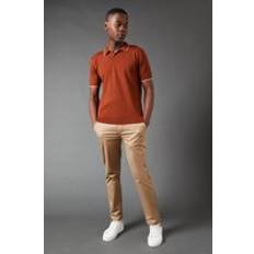 Burton Mens Slim Fit Chino Trousers - Stone