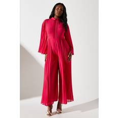 Pink Jumpsuits & Overalls Coast Pleat Wide Leg Jumpsuit - Rose Pink