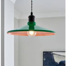 Dunelm Denver Shallow Easy Fit Shade - Green Shade ∅ 31.5cm