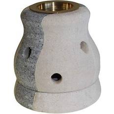 Oil Lamps Stone Burner Combo Shaped White One Size Oil Lamp