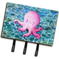 Multicoloured Coat Hooks Caroline's Treasures Octopus Wall Triple Multicolor Coat Hook
