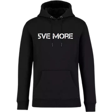 5ve More Organic Hoodie Logo Unisex - Black