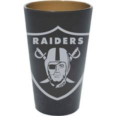 Silicone Beer Glasses WinCraft Las Vegas Raiders Smoke 16oz Silicone Pint Beer Glass