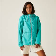 Turquoise - Women Rain Clothes Regatta Bayletta II Waterproof Jacket - Turquoise