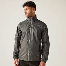 Brown - Men Rain Clothes Regatta Lyle IV Waterproof Packaway Jacket - Brown
