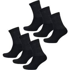 KAV 6 Pairs Soft Non-Elastic Diabetic Ladies Socks - UK Size 4-7