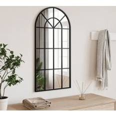 Interior Details Berkfield Home Black 40x80 cm Arch Iron Wall Mirror
