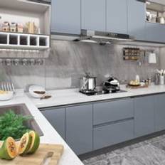 Interior Details Berkfield Home Self-Adhesive Furniture Grey 500x90 cm PVC Adhesive Film