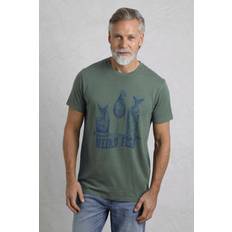 Happy Hour Front Print Graphic T-Shirt - Bottle Green
