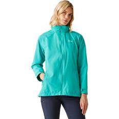 Turquoise - Women Rain Clothes Regatta Daysha II Waterproof Jacket - Turquoise