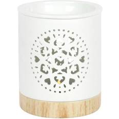 Oil Lamps Something Different Mandala Burner Off White One Size Oil Lamp