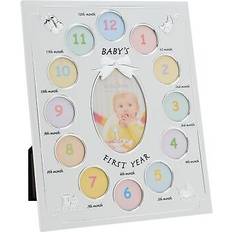 Interior Details Celebrations 2 Tone Al Sat Shy Babys 1st Year 12 Insert Photo Frame