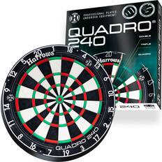 Harrows Dartboard Quadro I Unique Exclusive 3 Score Zones I Ultimate Challenge 240