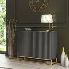 Creative Furniture Ripple 100cm Dark Grey Sideboard