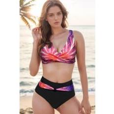 Purple Bikini Sets H&O Direct Two Piece Swimsuits Bikini Set - Purple