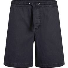 Weston Relaxed Canvas Shorts - Navy