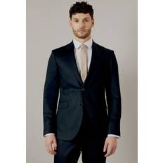 Burton Mens Tailored Fit Suit Jacket - Navy