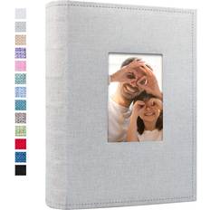 Photo Albums Vienrose Photo Album 4x6 300 Pockets Linen Frame Cover