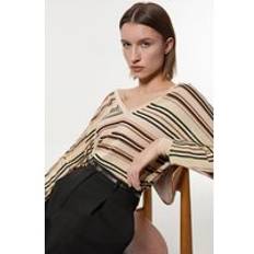 Karen Millen Jumpers Karen Millen Lightweight Stitch Detail Knitted Jumper - Yellow