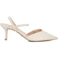Dune London Heels & Pumps Dune London Wide Fit Classical Strappy Heels - Ecru