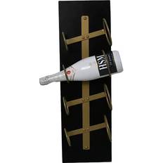 Wijnrekken HSM Collection Wijnrek 4 Flessen 20x13x65 Hout Goud
