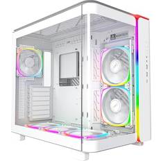 Montech King 95 Pro Midi-Tower Tempered Glass ARGB Weiß