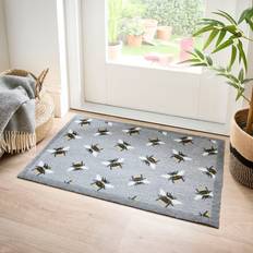 Dunelm Marvel Bee Washable Doormat MultiColoured Multicolour 50x75cm