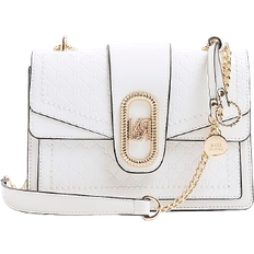 River Island Panelled Monogram Shoulder Bag - White