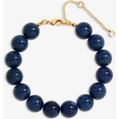 MOOD Gold Blue Lapis Orb Magnetic Bracelet - Gold