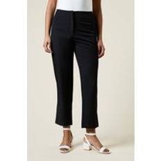 Dorothy Perkins Petite Straight Ankle Grazer Trouser - Black
