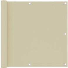 Balcony Protection Berkfield Home Balcony Screen Cream 90x300 cm Oxford Fabric - Beige