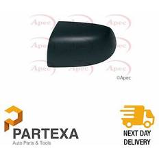 Wing Mirror Covers APEC Exterior Mirror Cover Left N/S Side Fits Ford Fiesta Focus Fusion AMH2027