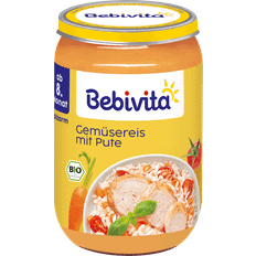 Bebivita Menü Gemüsereis mit Zarter Pute ab Dem 8 Monat 220g 1pak