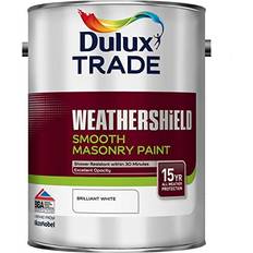 Dulux Trade Weathershield Smooth Masonry Paint 5L White 5L