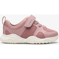 Clarks Pink Trainers Clarks Feather Ath Toddler Standard Fit - Dusty Pink