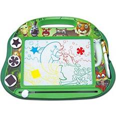 Toy Boards & Screens Lexibook CRANX550 Multicolor Magic Magnetic Animals Drawing Board